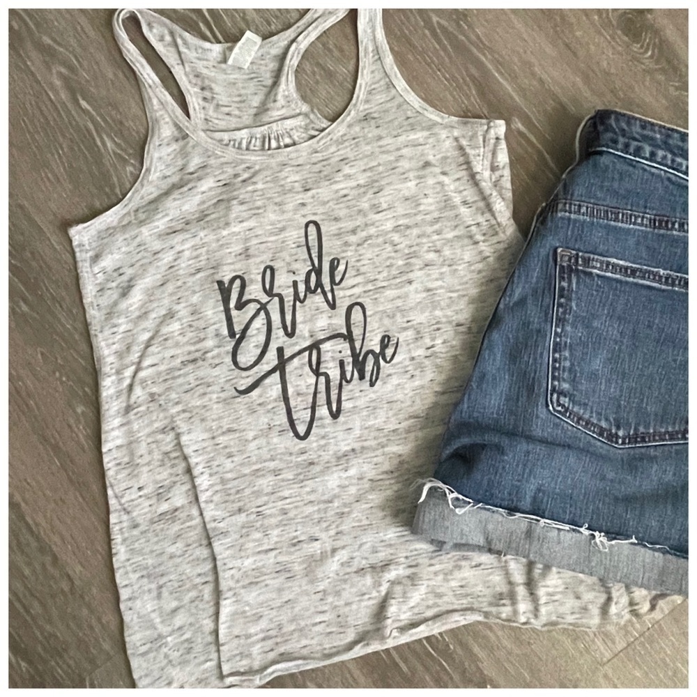 BELLA CANVAS Bride Tribe tank top